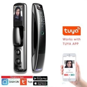 Smart WiFi Door Lock with Camera & Video Doorbell Tuya Smart Life App